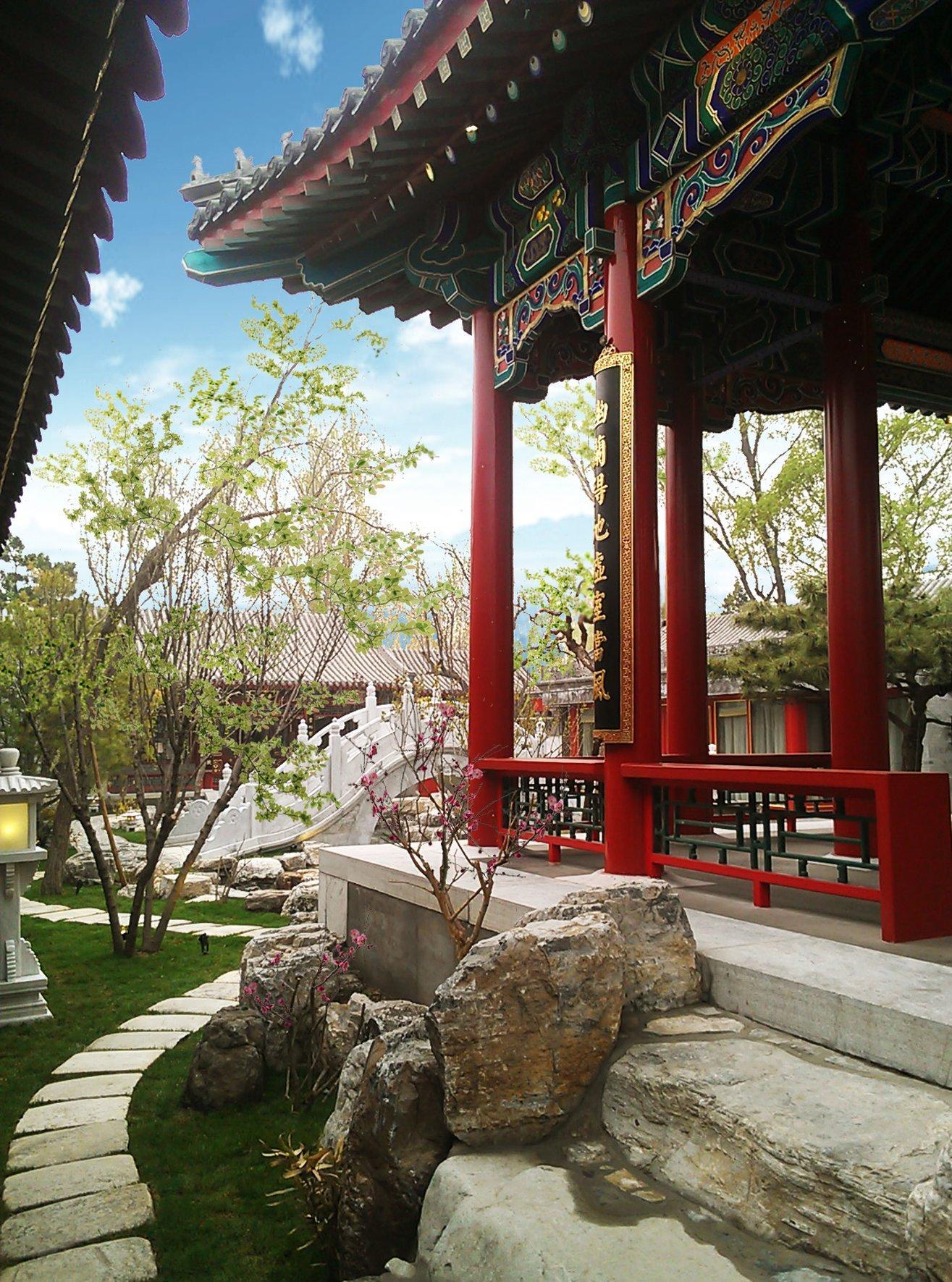 Lv Garden Huanghuali Art Galery Beijing Hotel Yinjiafu Экстерьер фото